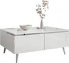 Couchtisch AURORA SILVER mit Stauraum auf schrägen Beinen Produktbild-Vorschau 4