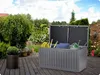 Cassetta da giardino 109 x 51 x 55 cm 270 litri grigio Anteprima dell’immagine prodotto 3