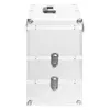 vidaXL Kozmetický kufrík 37x24x40 cm strieborný hliník Náhľad obrázku produktu 3