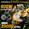 800W Akku Rasentrimmer mit 2×3.0Ah Akku & Ladegerät, Produktbild-Vorschau 2