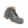 A single black and orange work boot is shown against a white background. Produktbild-Vorschau