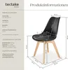 Product dimensions and technical data for a chair. Náhled obrázku produktu