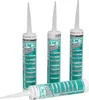 Four tubes of PCI Silcoferm S sealant are shown against a white background. One tube is lying horizontally in the foreground, and three are standing vertically behind it. Produktbild-Vorschau