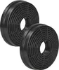 vhbw 2x Aktivkohlefilter kompatibel mit Respekta CH 22068 Produktbild-Vorschau 1