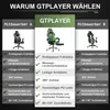 GTPLAYER Gaming Stuhl mit Fußstütze und Produktbild-Vorschau 4
