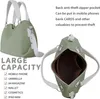 Damen Vegane Shopper Tasche Hobo Bag Umhänge Tasche  30669 Produktbild-Vorschau 7
