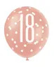 6 Luftballons roségold Zahl 18 Produktbild-Vorschau 3