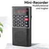 Taschenradio FM/UKW, Digital Radio Klein mit Rekorder, Produktbild-Vorschau 5