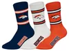 Calzini NFL Broncos 3pk 39/42 Nny/Wht/Org Anteprima dell’immagine prodotto 1