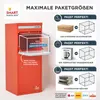 SMART PARCEL BOX™ Großer Paketbriefkasten, Entnahme hinten Produktbild-Vorschau 10