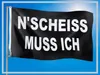 PHENO FLAGS Ein Scheiß muss ich Flagge, 90x150cm - Produktbild-Vorschau 2