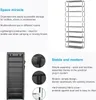 Intirilife Faltschrank 170x58x28 cm in ASCH GRAU - mit Produktbild-Vorschau 3
