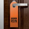 Ich will meine Ruhe oder Komm rein Türhänger in Orange Produktbild-Vorschau 6