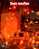 aifulo Halloween Lichterkette Batterie, 3M 30 LED Orange Produktbild-Vorschau 3