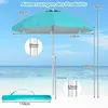 COSTWAY Sonnenschirm Strandschirm 178cm, Gartenschirm Produktbild-Vorschau 3