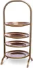 Casa Padrino Luxus Etagere mit Tragegriff Vintage Messing Podgląd zdjęcia produktu 1