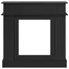 vidaXL Kaminumrandung Schwarz 102 x 26 x 100 cm Produktbild-Vorschau 4