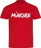 multifanshop Herren T-Shirt - München rot - Textmarker, Produktbild-Vorschau 1