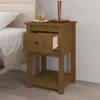 vidaXL Nočné stolíky 2 ks. Medovo hnedé 40x35x61,5 cm z Náhľad obrázku produktu 4
