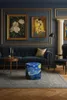 Bertoni pouf in velluto Van Gogh notte stellata - pouf Anteprima dell’immagine prodotto 2