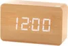 Wecker Uhr in Holzoptik digital - Digitalwecker Anzeige von Produktbild-Vorschau 1
