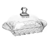 Gläserne Butterdose TADAR KARO / Glas Butterbehälter / Produktbild-Vorschau 1