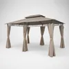 4iQ Gartenpavillon 3x4 m Beige mit Seitenwänden – Produktbild-Vorschau 6
