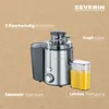 Severin ES 3566 Entsafter Edelstahl-Schwarz Produktbild-Vorschau 32