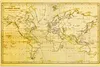 MuchoWow® Poster Weltkarte - Vintage - Gelb 180x120 cm - Produktbild-Vorschau 1