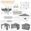 Pavillon 3,6 x 3,6 m, pavillon pliable, chapiteau, tente de Voir les images du produit 3