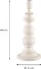 Home Sweet Home Tischleuchte Sockel Banjo 15/15/44cm - Weiß Produktbild-Vorschau 5