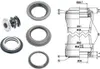 Point Steuersatz 1 1/8 Ahead , semi-integrated schwarz Produktbild-Vorschau 8