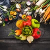 relaxdays Geschwungene Obstschale aus Metall Produktbild-Vorschau 5