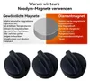 Airfryer Magnet 8er Set, Silikon hitzebeständig bis 230°C, Produktbild-Vorschau 4