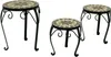 3er Set Blumenhocker Beistelltisch Gartentisch Blumentisch Produktbild-Vorschau 4