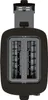 A top-down view of a black toaster. Produktbild-Vorschau