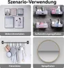 20er Set selbstklebende Bilderhaken, ohne Bohren, für Wand, Produktbild-Vorschau 4