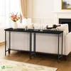 VOUNOT® Schmaler Konsolentisch Flurtisch aus Metall und Produktbild-Vorschau 6