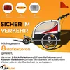 SAMAX 360° drehbarer Fahrradanhänger 2in1 Jogger - in Rot - Produktbild-Vorschau 5