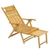 Liegestuhl Sonnenliege Gartenliege Bambus Relaxliege Produktbild-Vorschau 3
