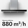 Klarstein Verosteel digestor 90 cm - 881,6 m³/h, Náhľad obrázku produktu 4
