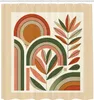 ABAKUHAUS Zasłona prysznicowa Monstera, abstrakcyjna Podgląd zdjęcia produktu 2