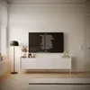 Selsey Tovi - TV-Schrank 3-türig, 175 cm, Weiß / Holzoptik Produktbild-Vorschau 2