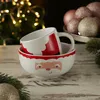 Frühstücksset Weihnachtsmann - Becher und Müslischale - Produktbild-Vorschau 4
