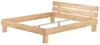 Doppelbett Buche natur Massivholzbett lackiert 180x200 Produktbild-Vorschau 3