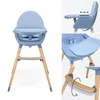 Kinderkraft FINI 2 Hochstuhl 2in1 - Verstellbares Tablett - Produktbild-Vorschau 4