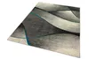 Teppich Wohnzimmer modernes Wellen Design in grau anthrazit Produktbild-Vorschau 2