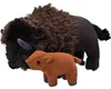 Wild Republic 24920 Bison mit Kind ca 40 cm Plüsch mit Produktbild-Vorschau 1