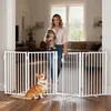 Skládací zábrana pro psy Comomy, 203 cm, výška 81,5 cm, Náhled obrázku produktu 2
