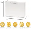 Schuhschrank 51X17.3X40Cm Weiss Produktbild-Vorschau 10